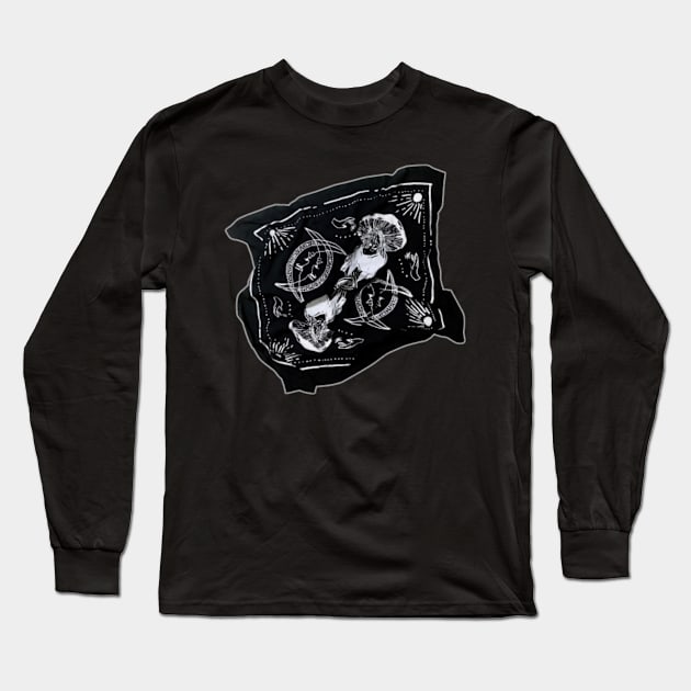 ART BANDANA Long Sleeve T-Shirt by woctstudio